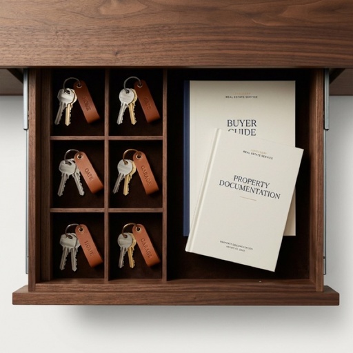 Prepare Keys in Drawer for Buyer & User Guide for Buyer from Seller